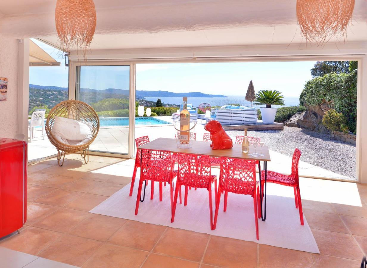 Villa Jucanos - Vue Mer Panoramique Golfe De St-Tropez Кавалер-сюр-Мер Экстерьер фото