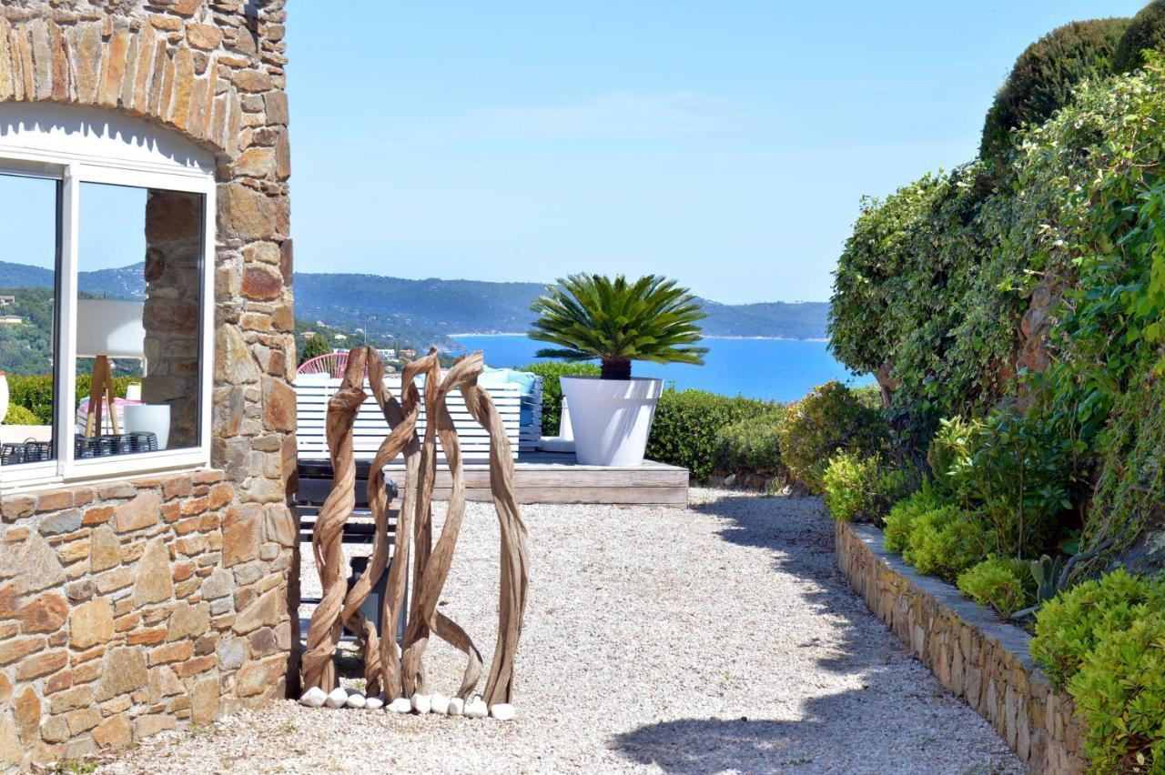 Villa Jucanos - Vue Mer Panoramique Golfe De St-Tropez Кавалер-сюр-Мер Экстерьер фото